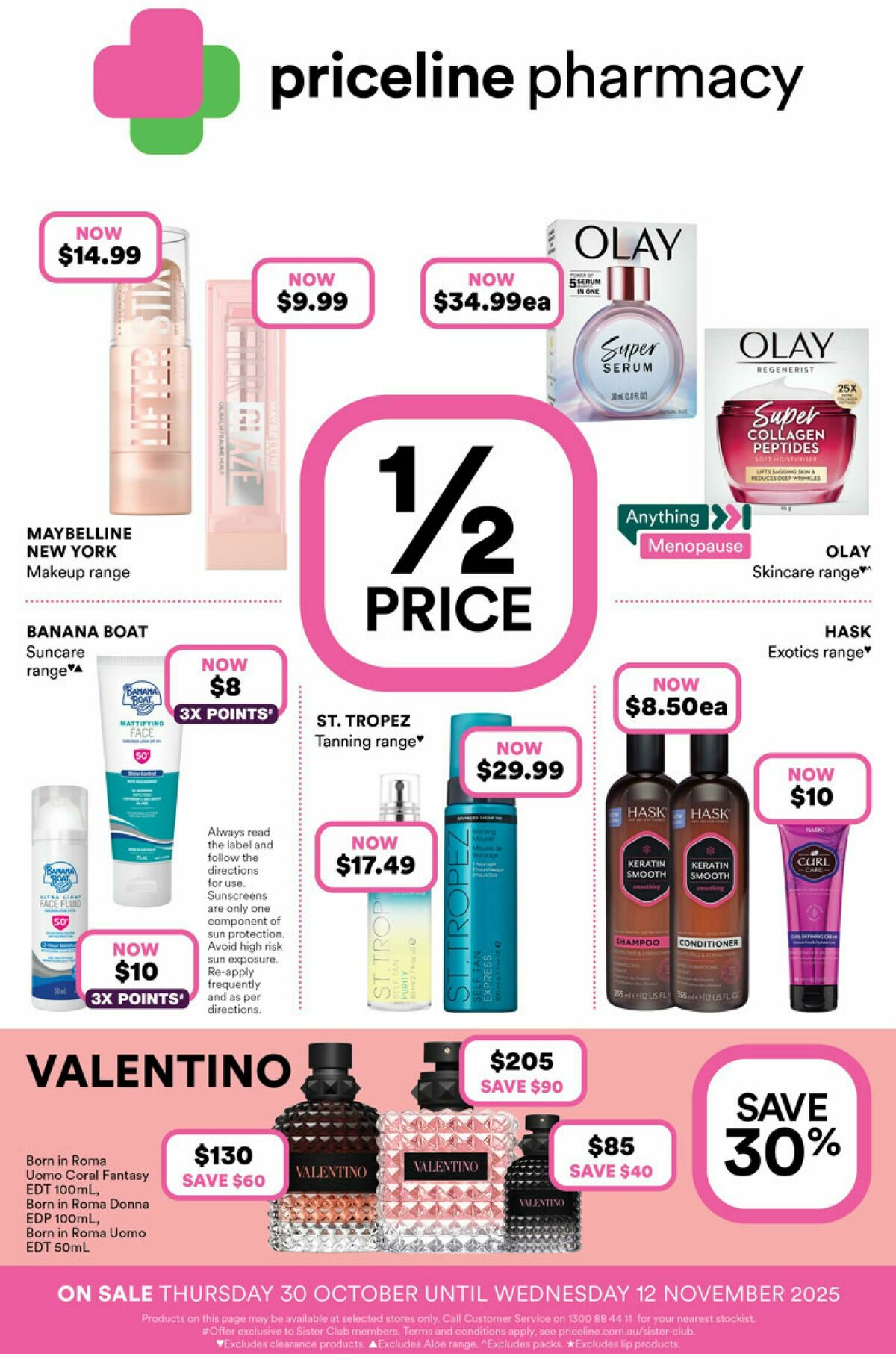 Priceline Pharmacy Catalogues from 30 October