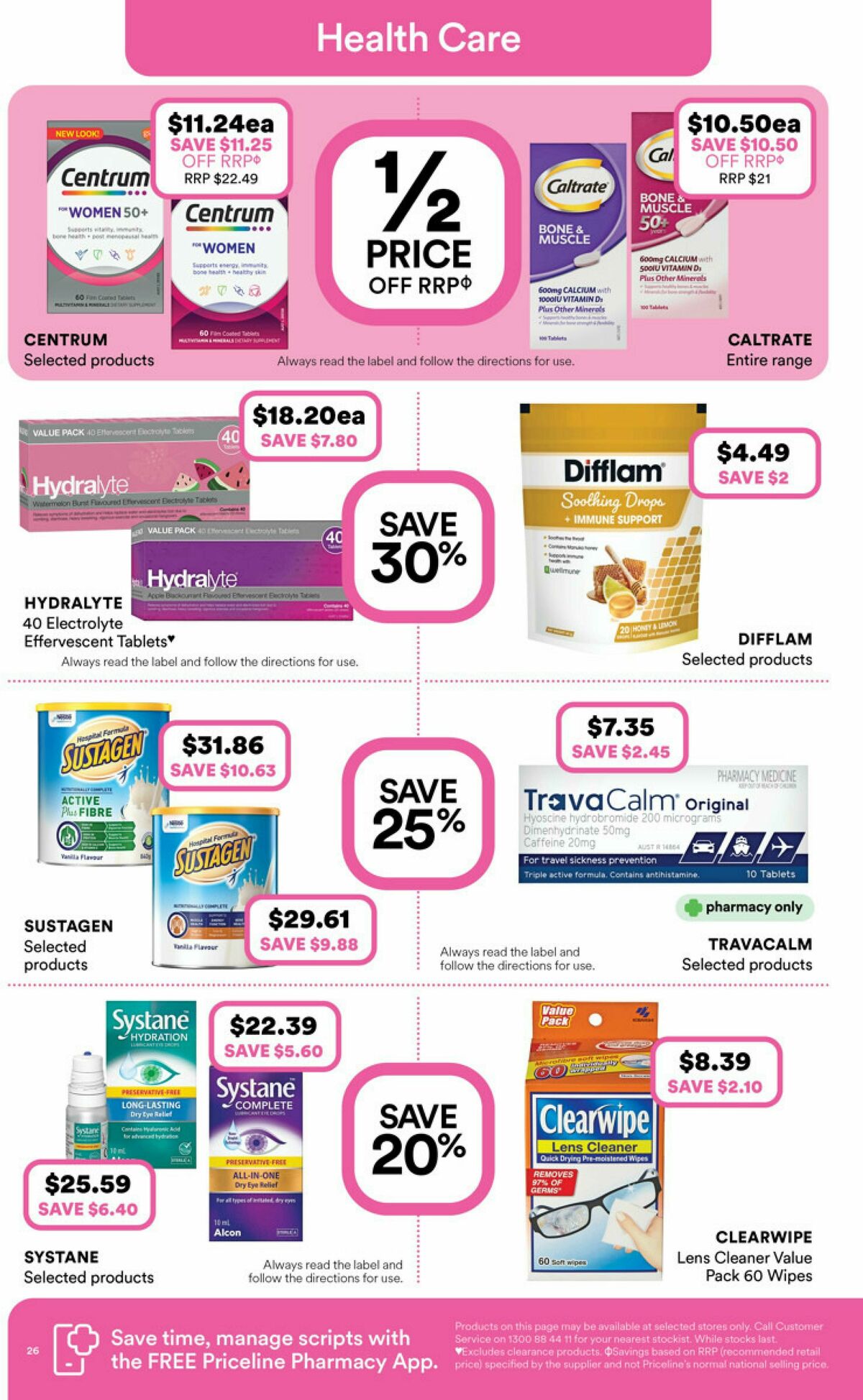 Priceline Pharmacy Catalogues from 30 October