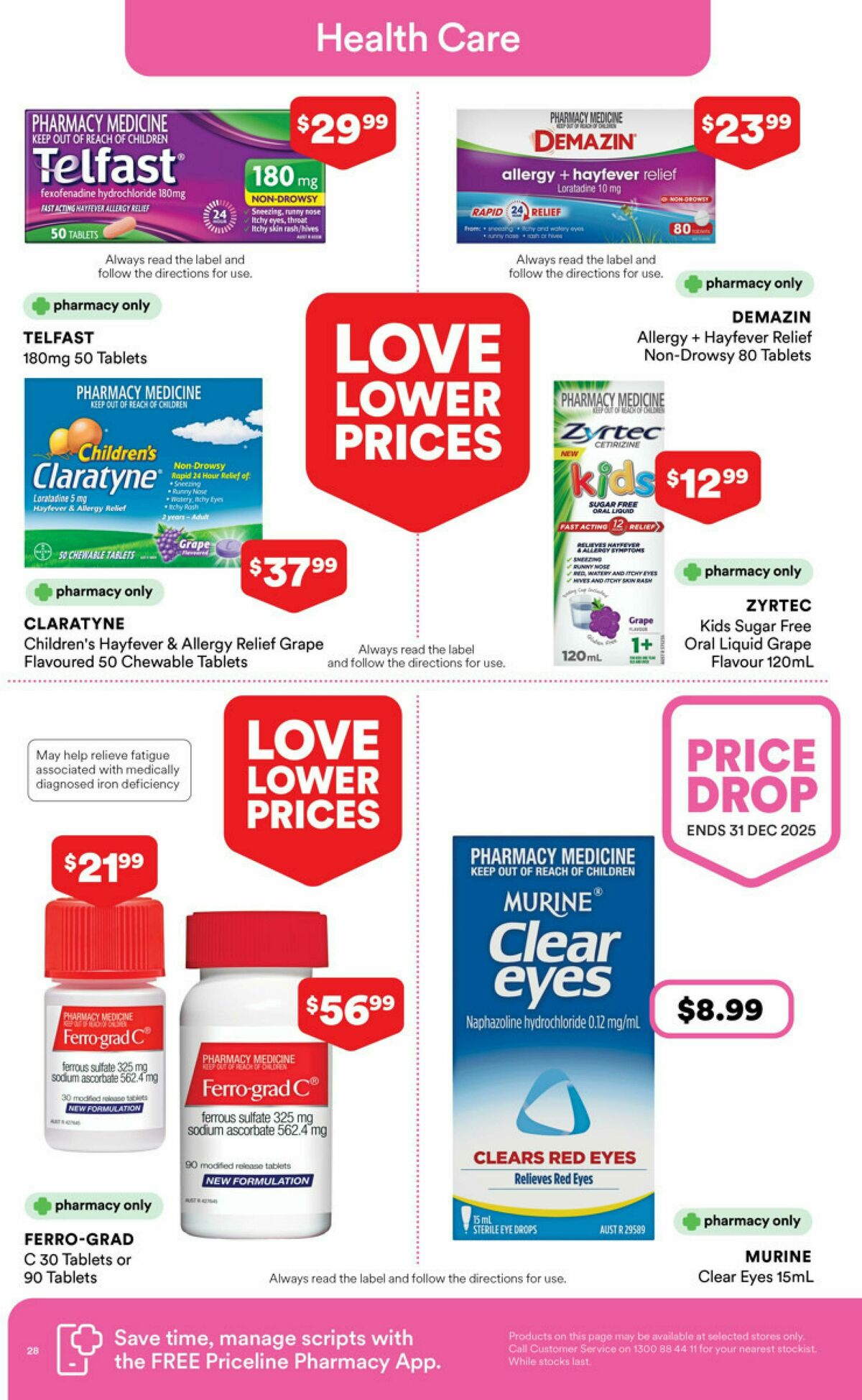 Priceline Pharmacy Catalogues from 30 October
