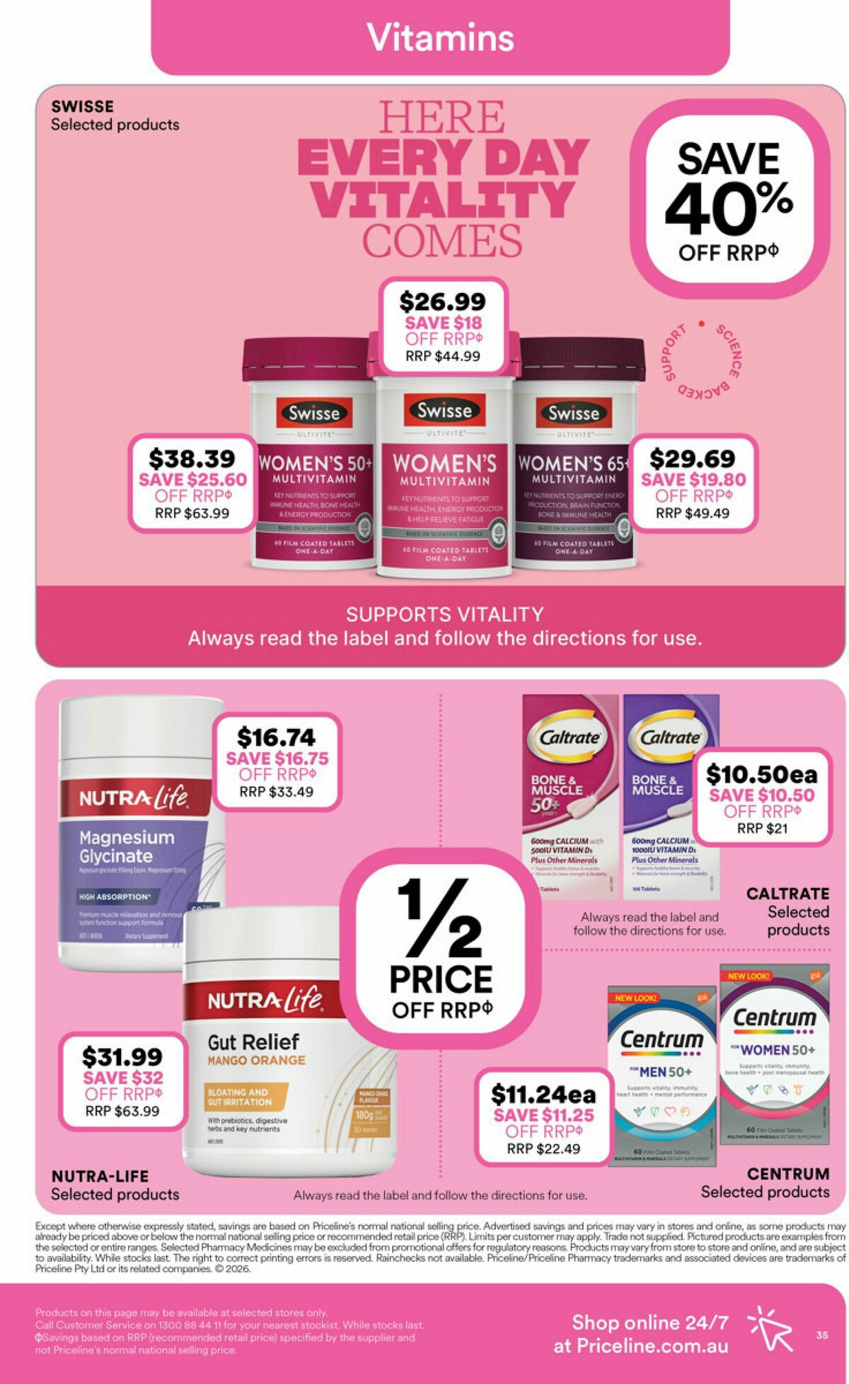Priceline Pharmacy Catalogues from 22 January