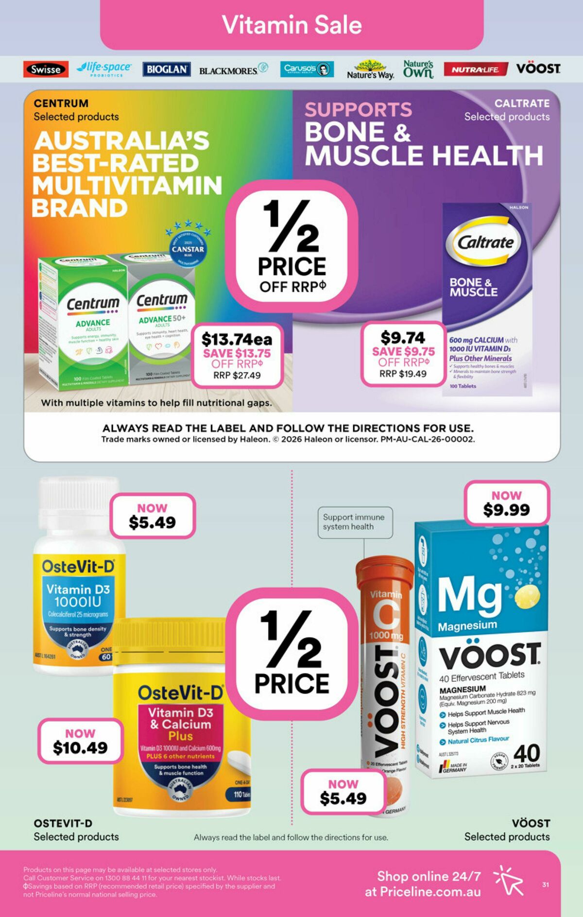Priceline Pharmacy Catalogues from 26 March