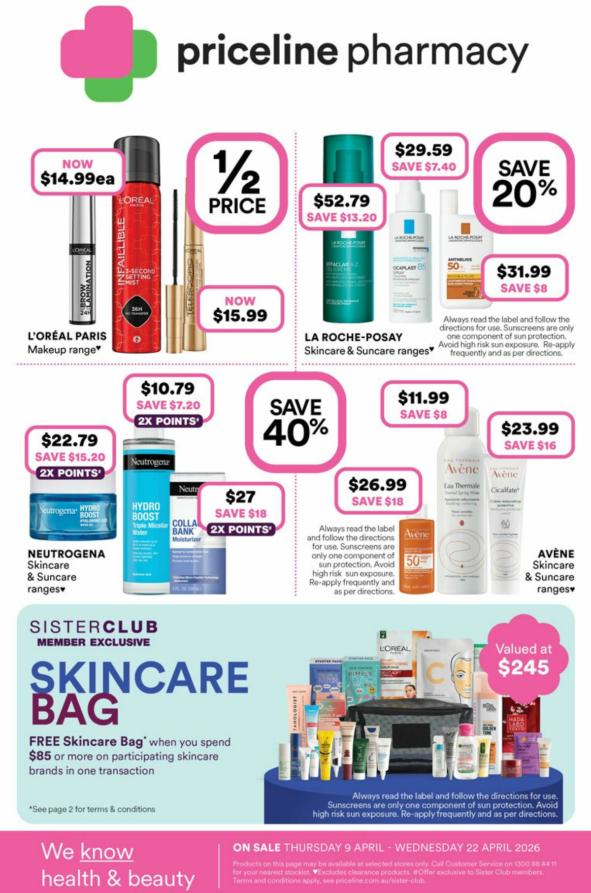 Priceline Pharmacy Catalogues from 9 April