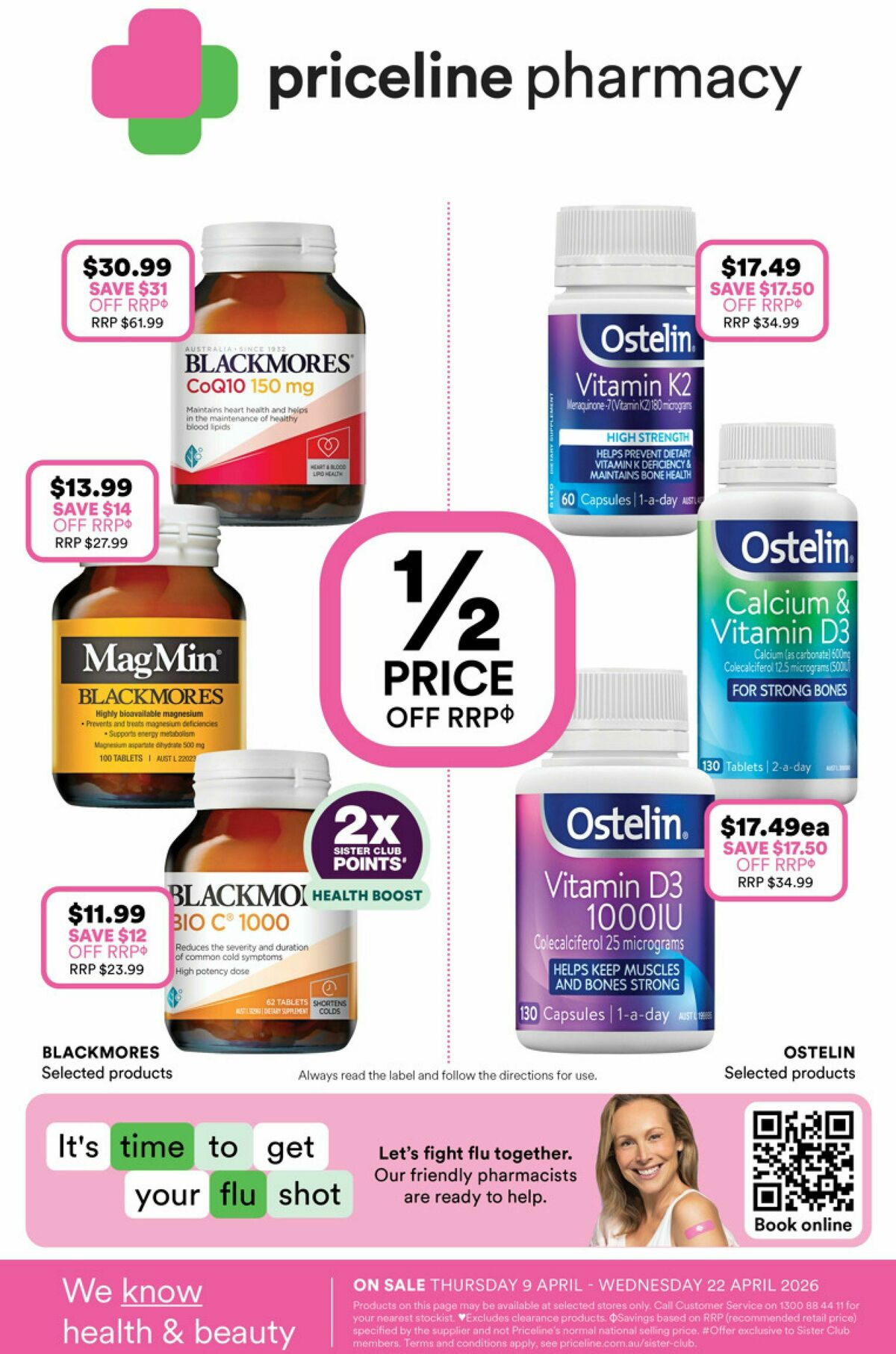 Priceline Pharmacy Catalogues from 9 April