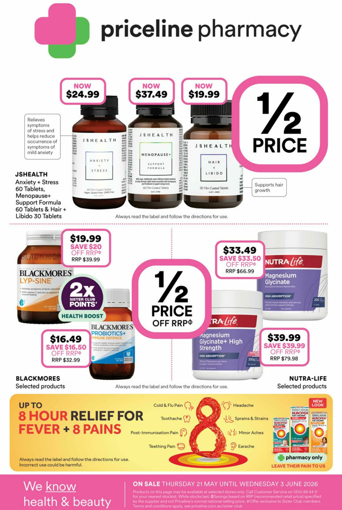 Priceline Pharmacy Catalogues from 21 May