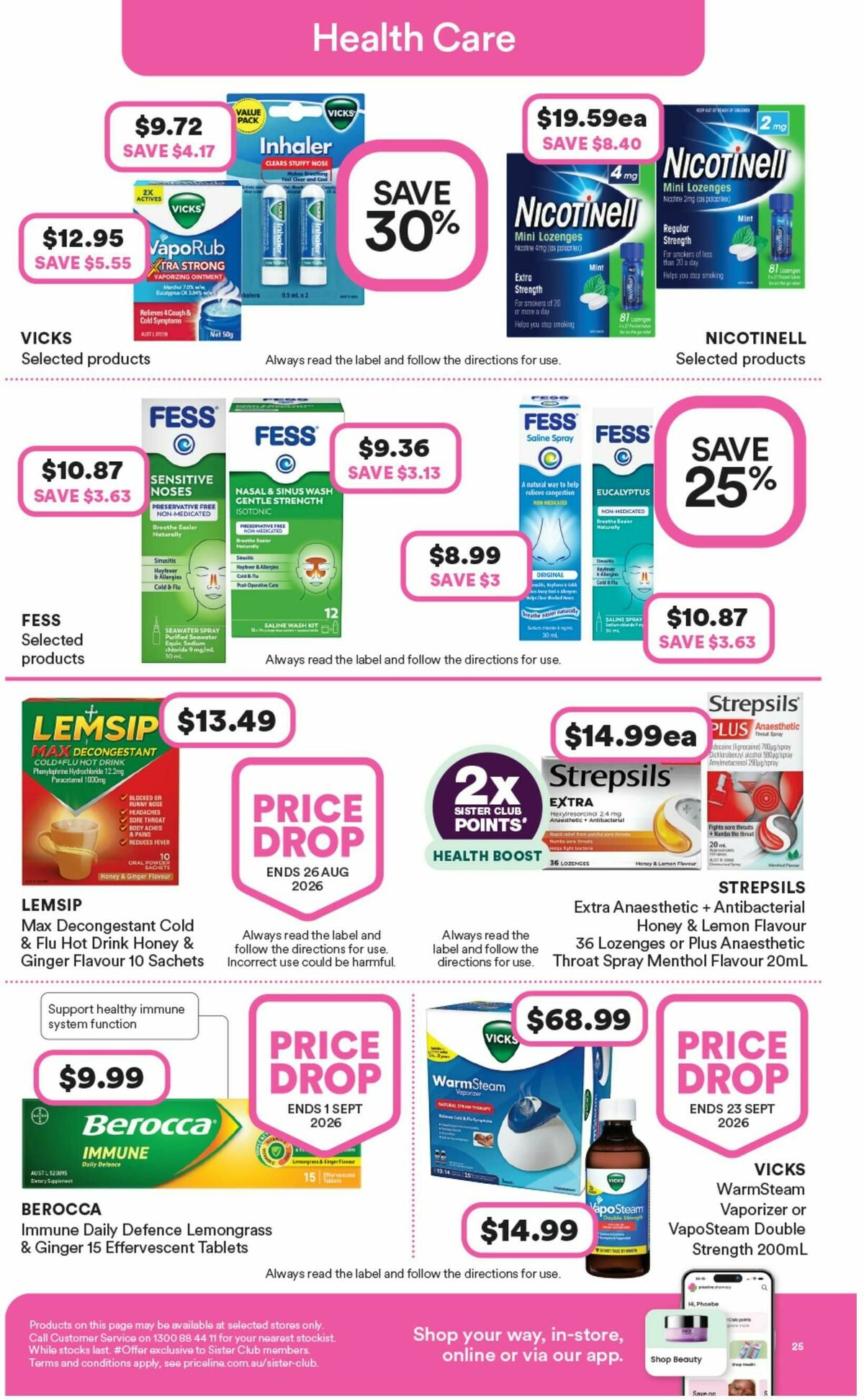 Priceline Pharmacy Catalogues from 30 July