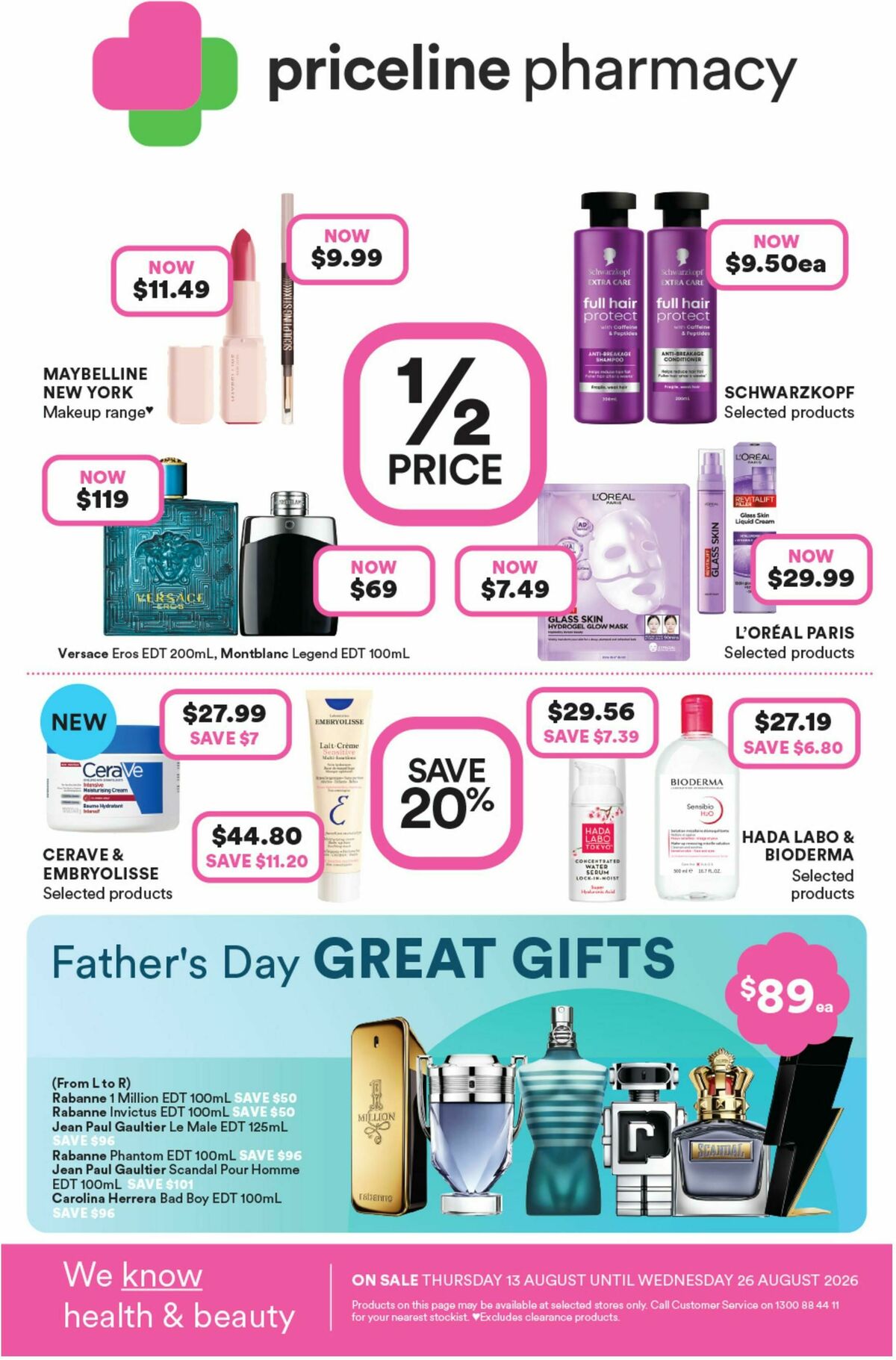 Priceline Pharmacy Catalogues from 13 August