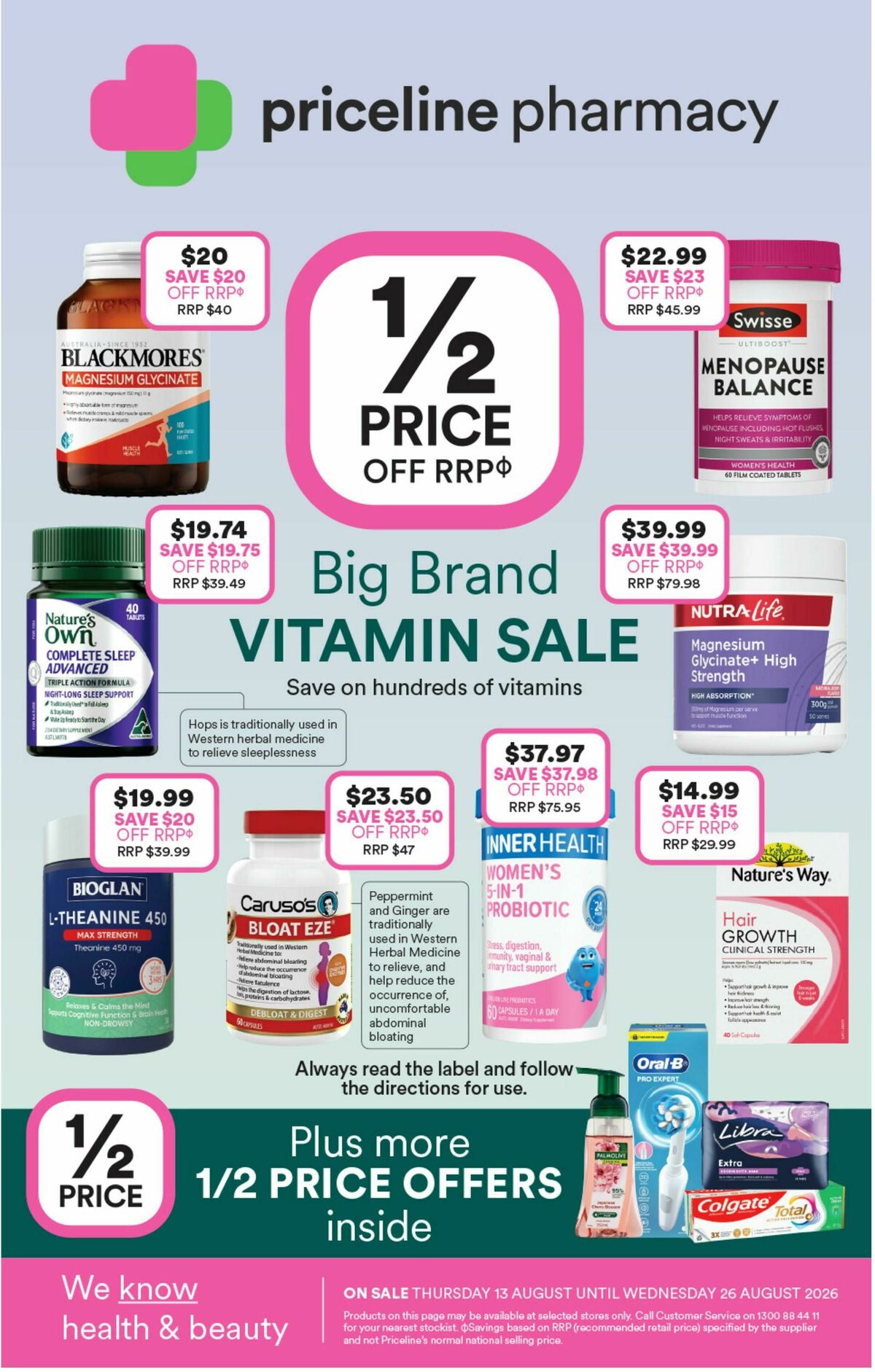 Priceline Pharmacy Catalogues from 13 August