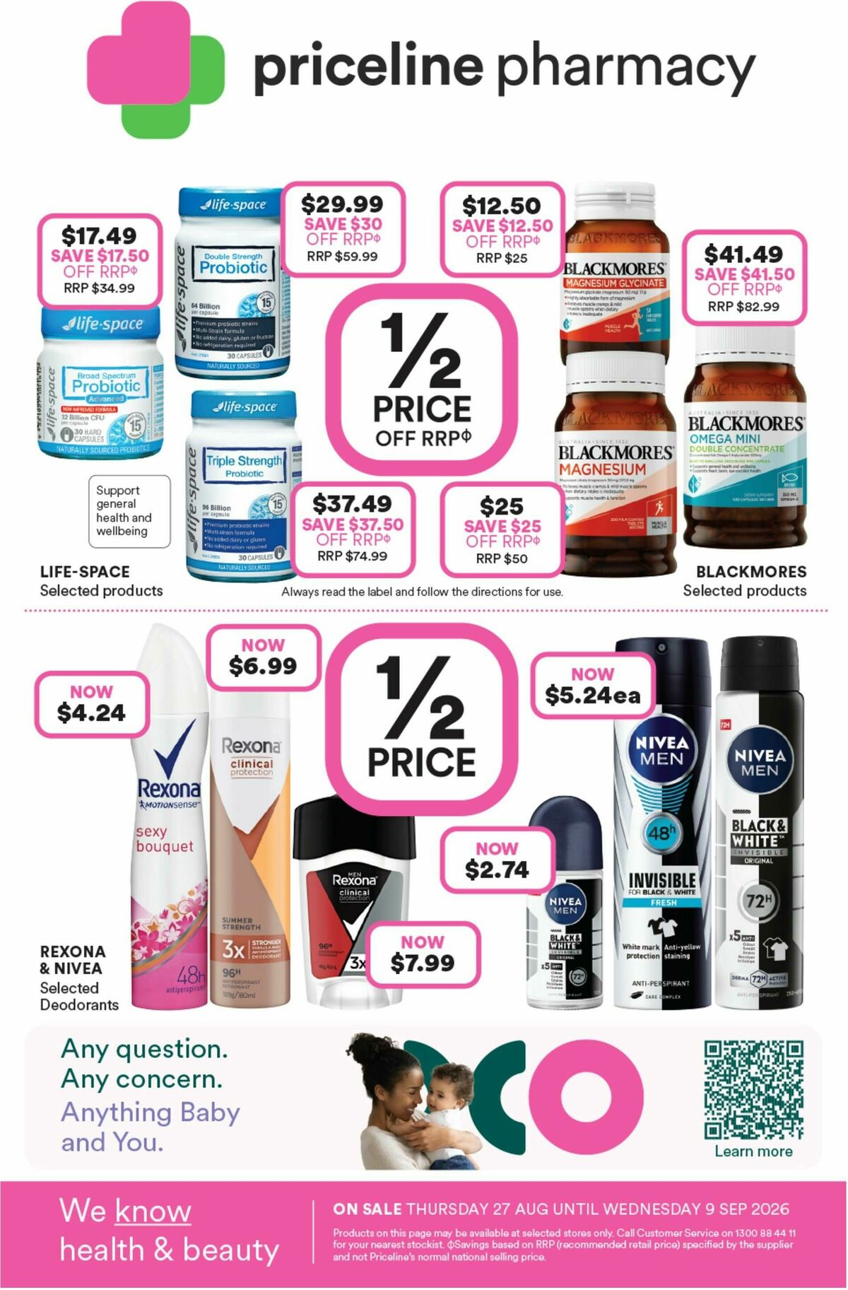 Priceline Pharmacy Catalogues from 27 August