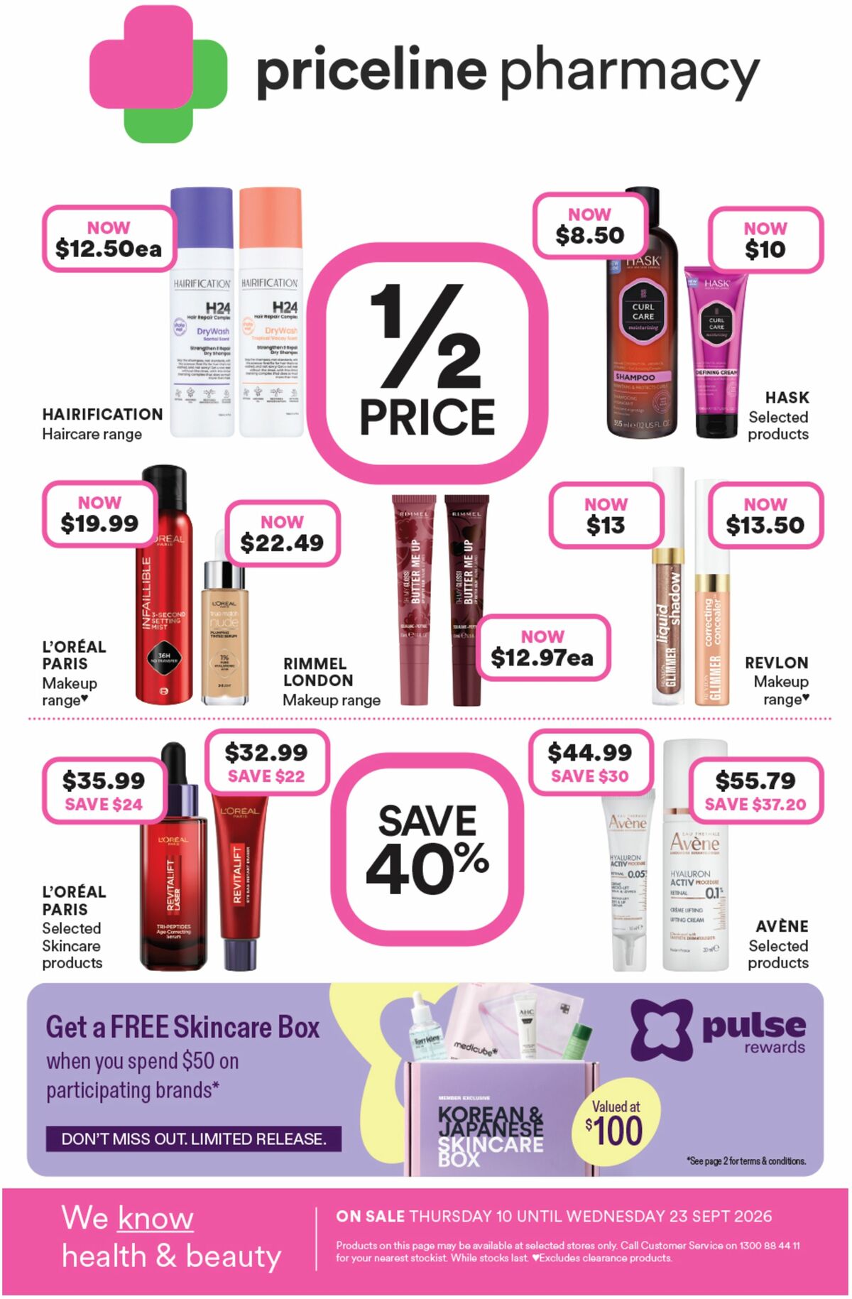 Priceline Pharmacy Catalogues from 10 September