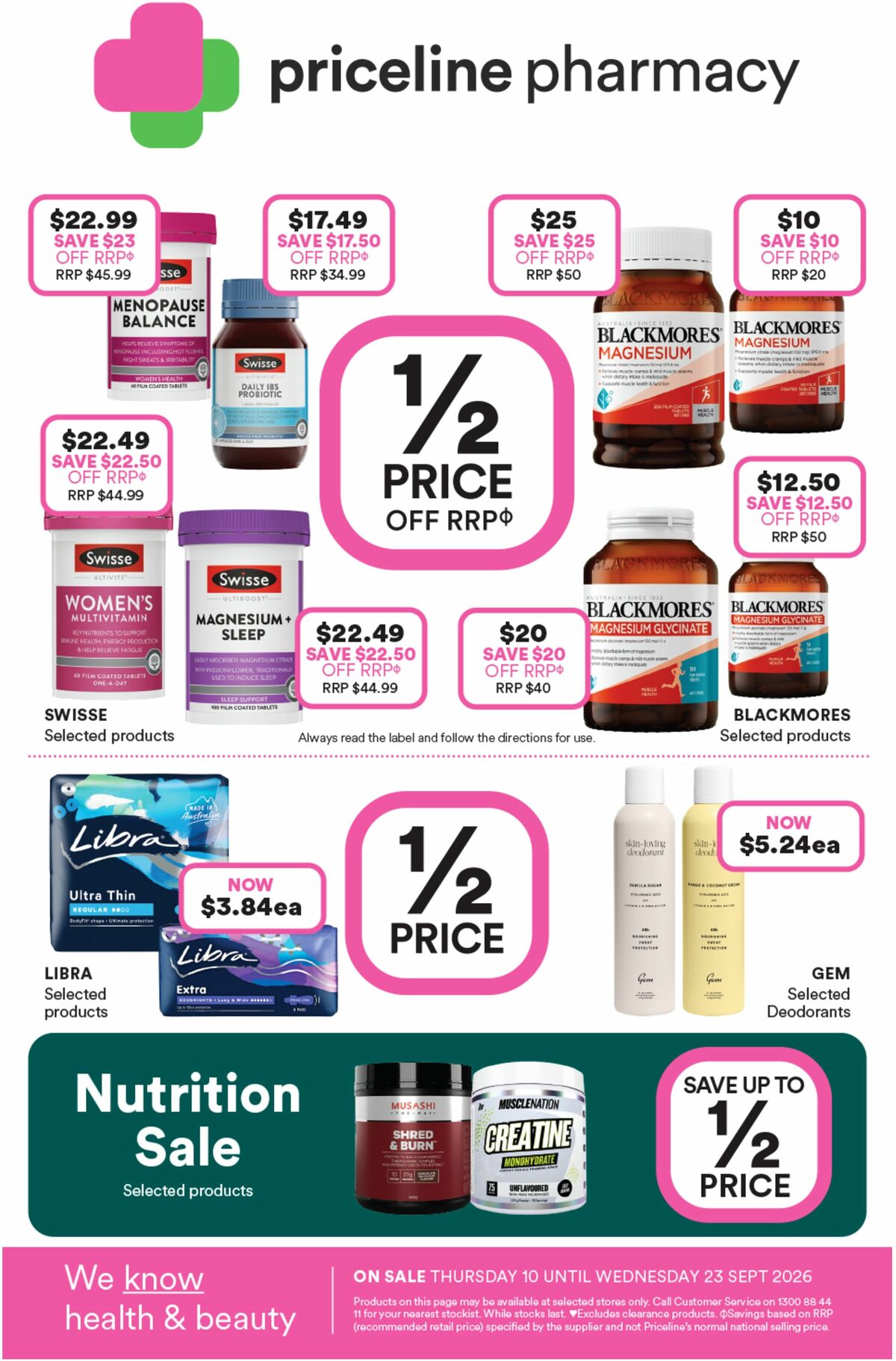 Priceline Pharmacy Catalogues from 10 September