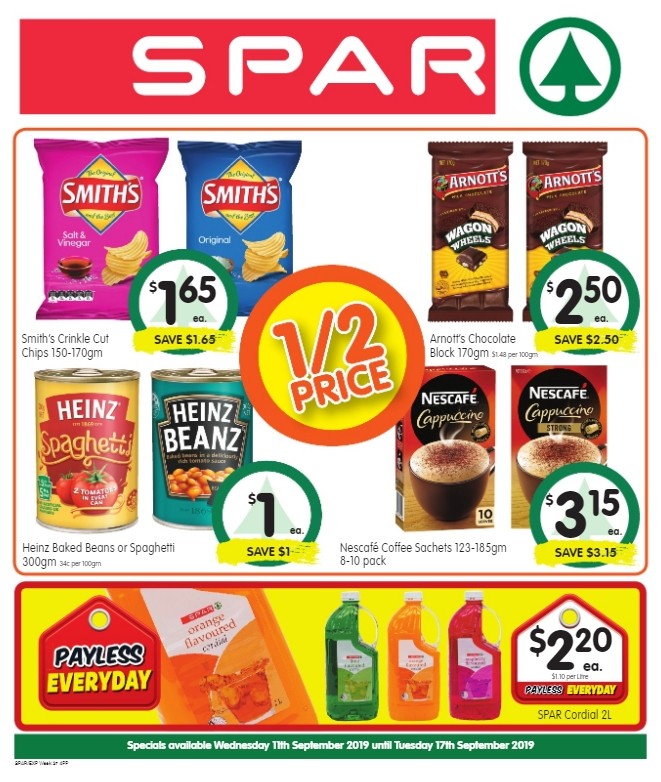 Spar Catalogues from 11 September