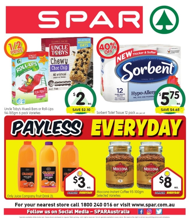 Spar Catalogues from 25 September