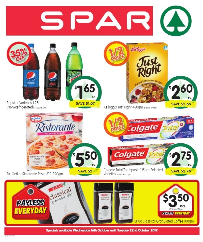 Spar Catalogues from 16 October