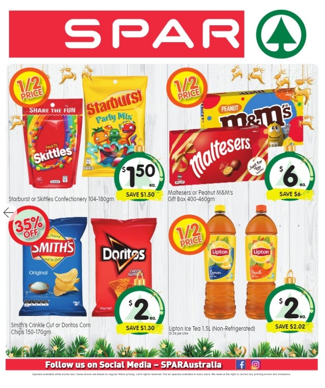 Spar Catalogues from 18 December