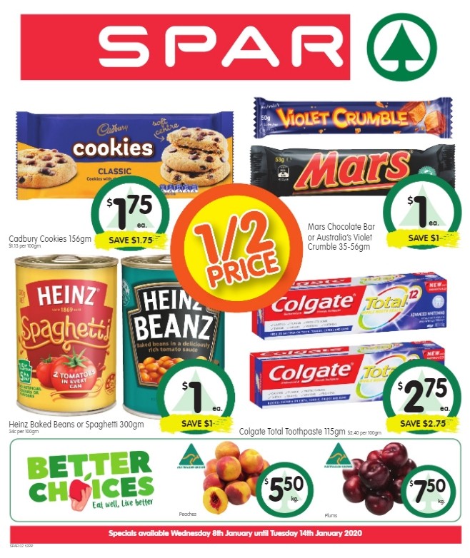 Spar Catalogues from 8 January