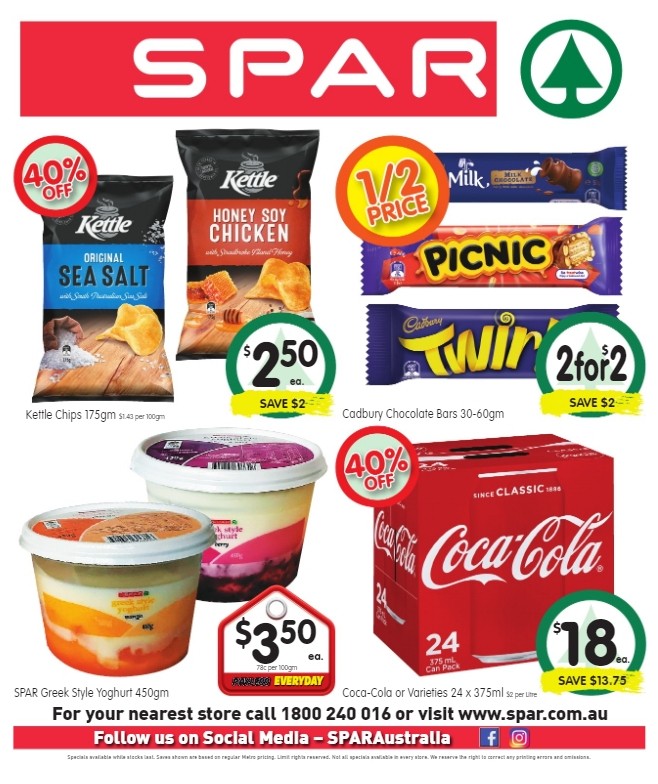Spar Catalogues from 22 January