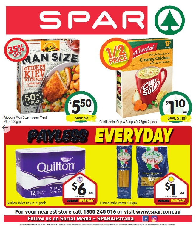 Spar Catalogues from 18 March