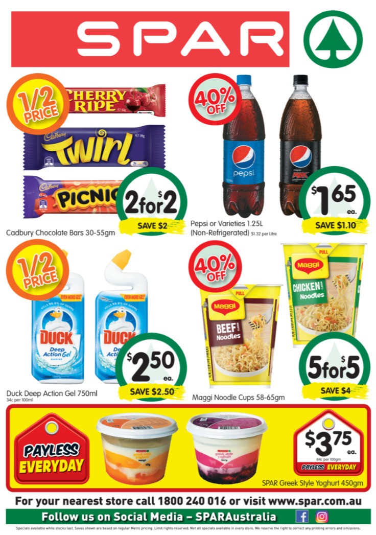 Spar Catalogues from 8 July