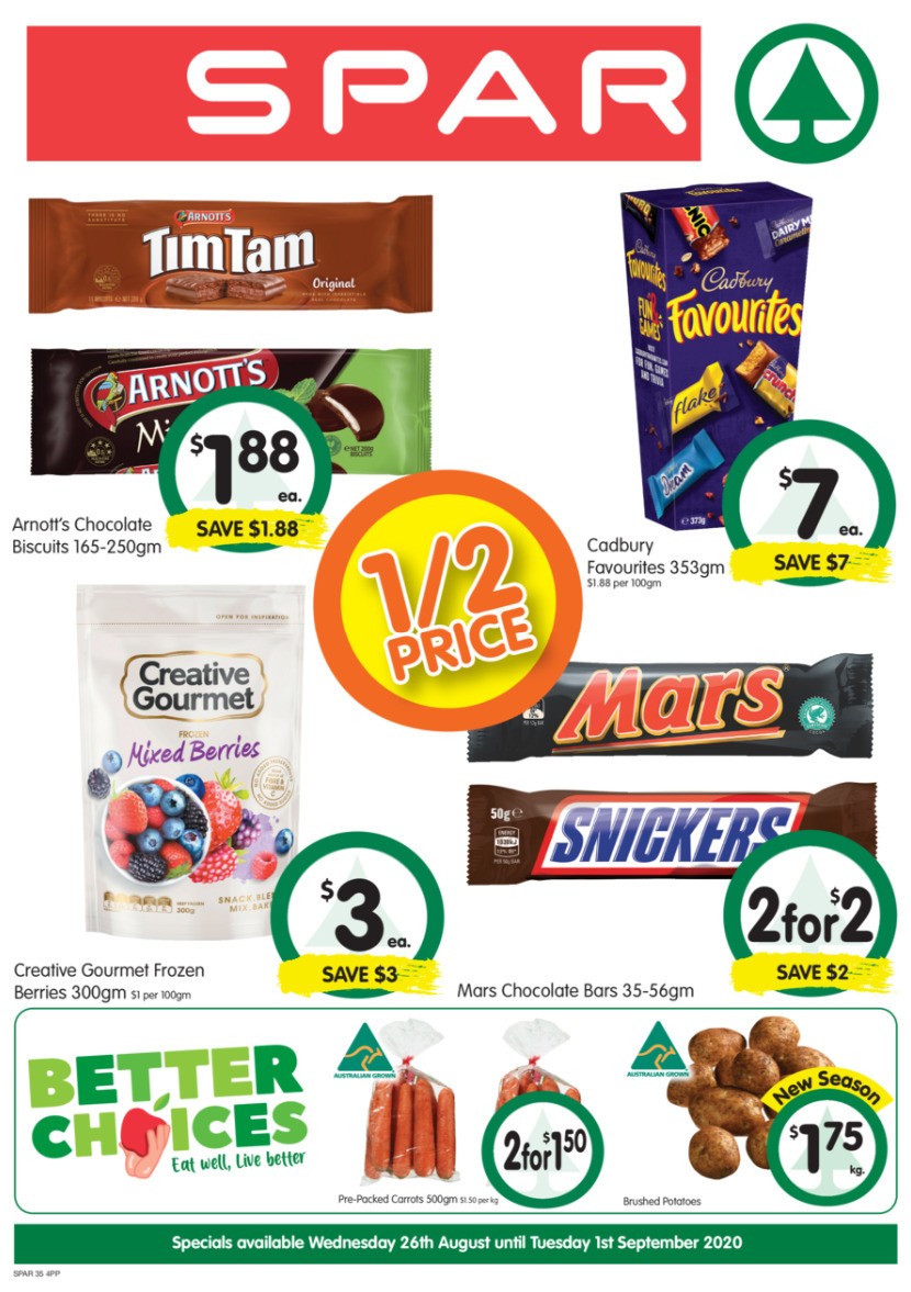 Spar Catalogues from 26 August