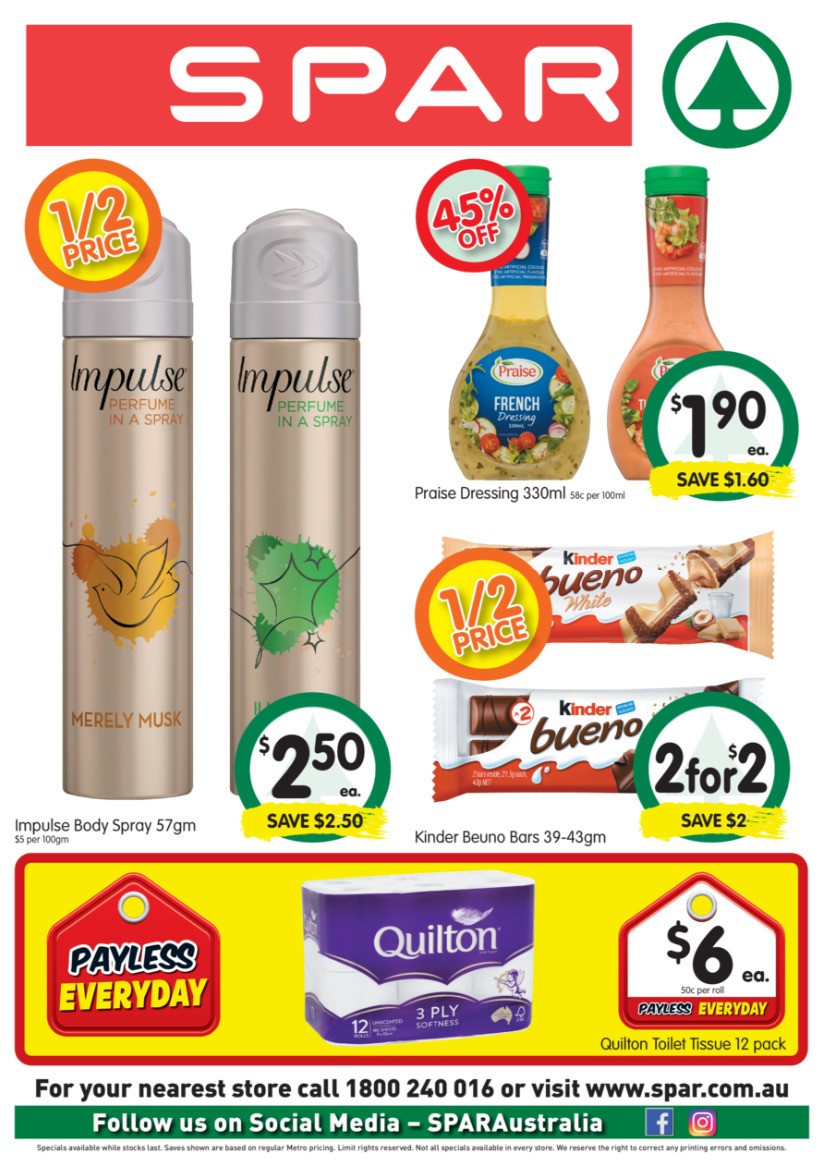 Spar Catalogues from 16 September