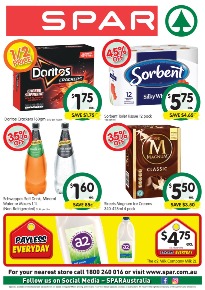 Spar Catalogues from 23 September