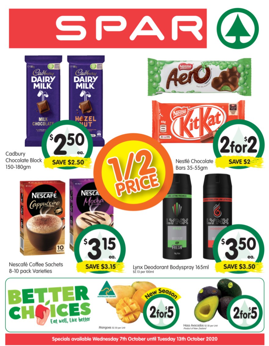 Spar Catalogues from 7 October