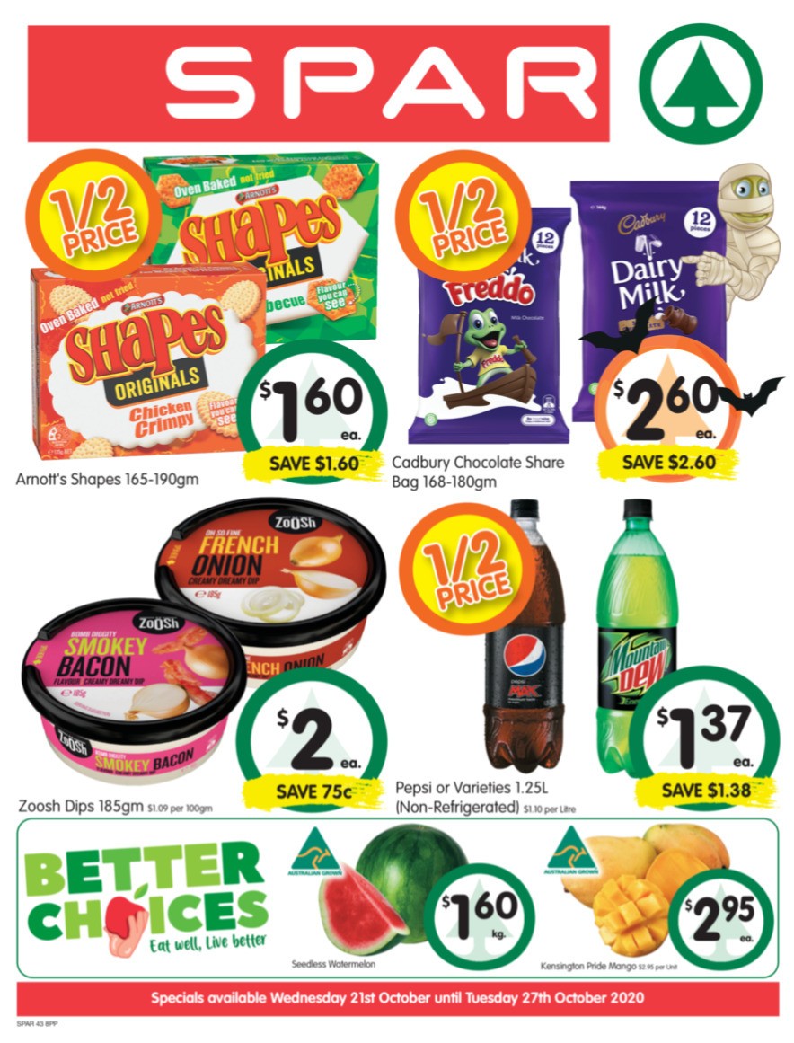 Spar Catalogues from 21 October