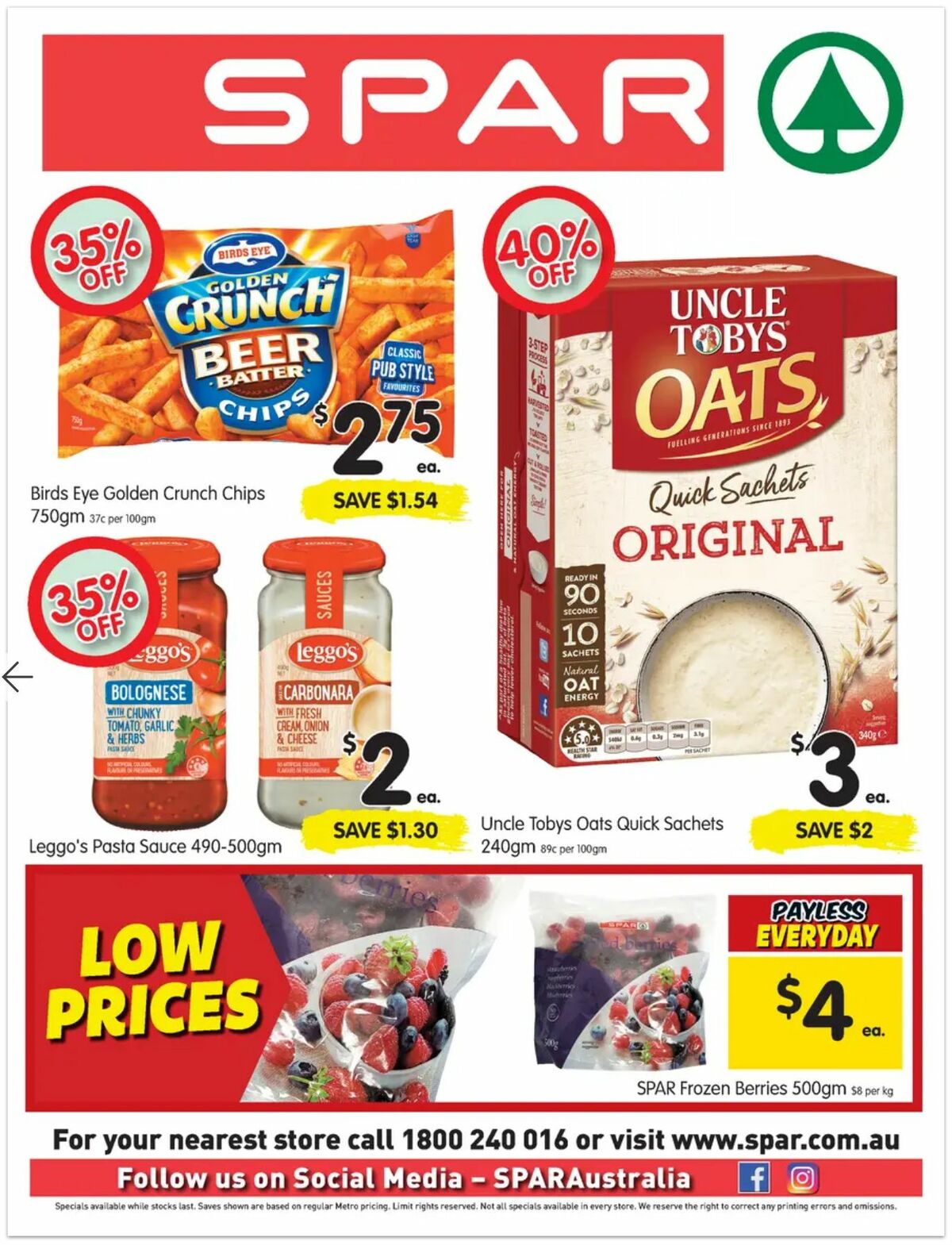 Spar Catalogues from 4 August