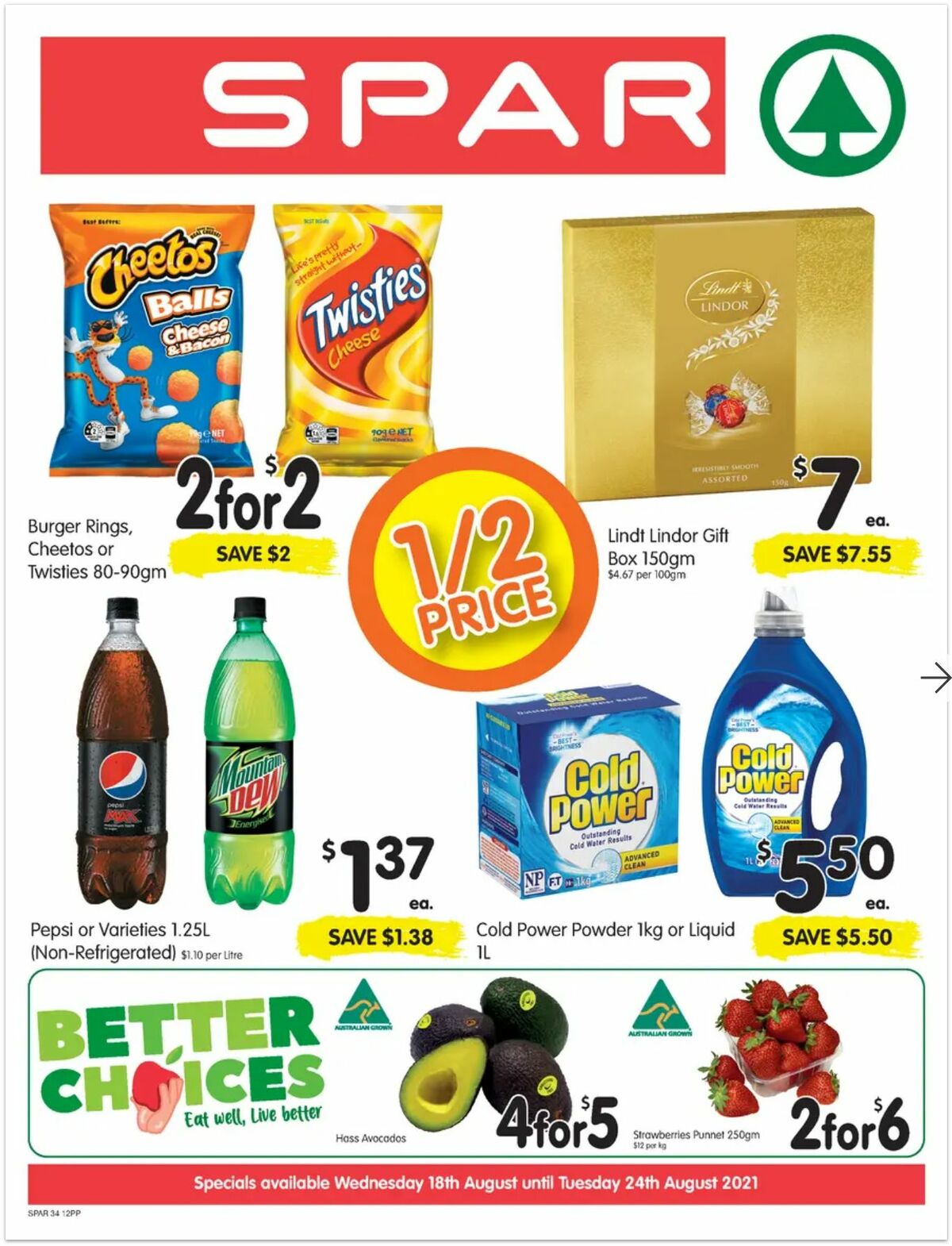 Spar Catalogues from 18 August
