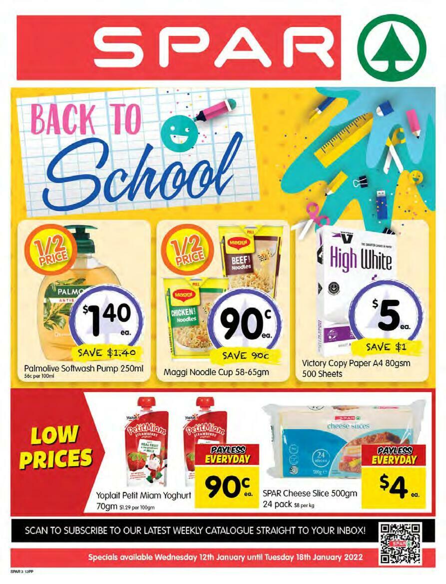 Spar Catalogues from 12 January