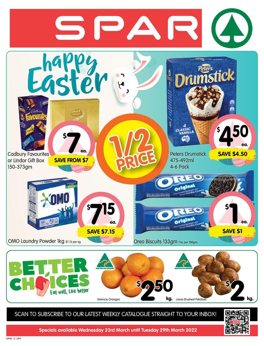 Spar Catalogues from 23 March
