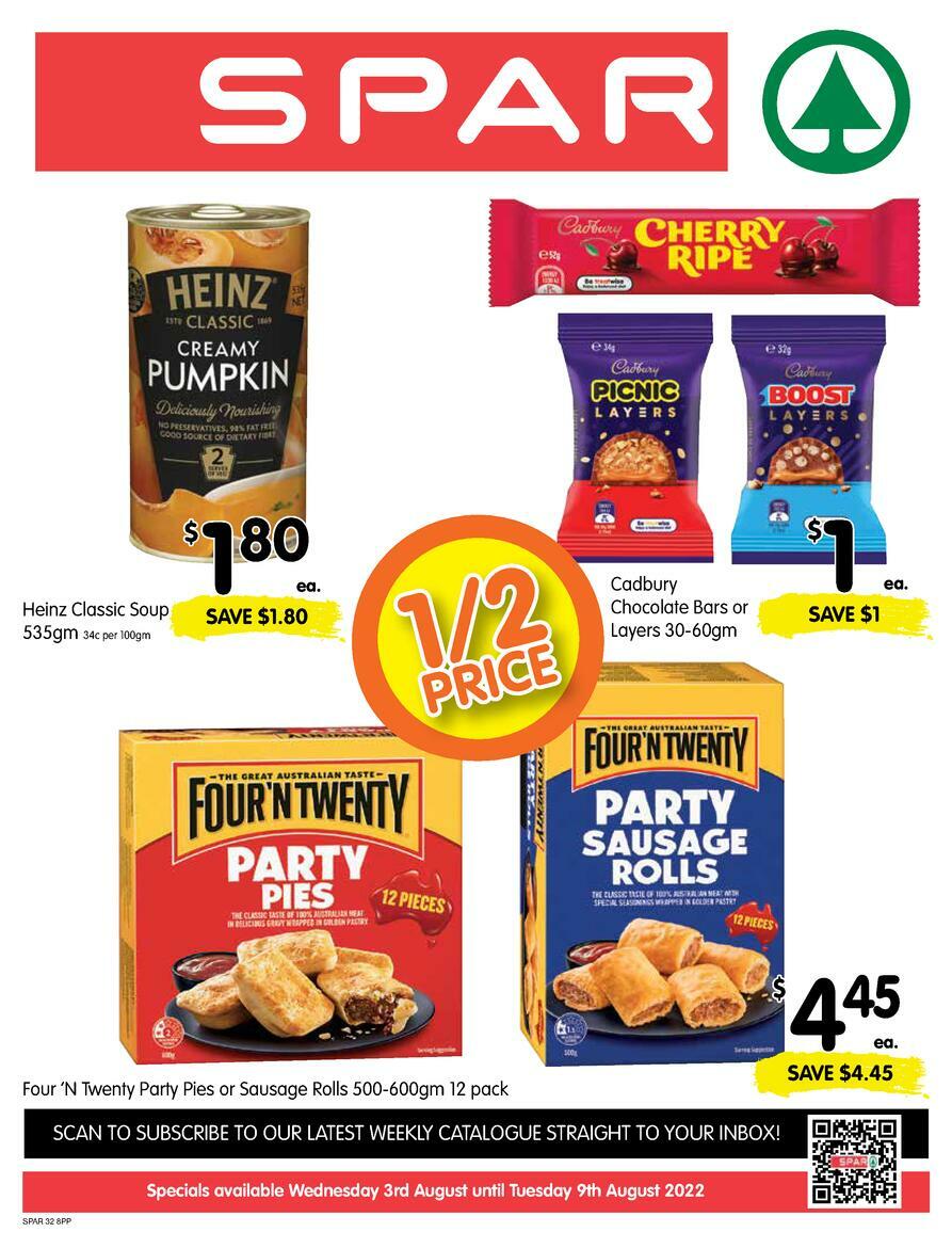 Spar Catalogues from 3 August