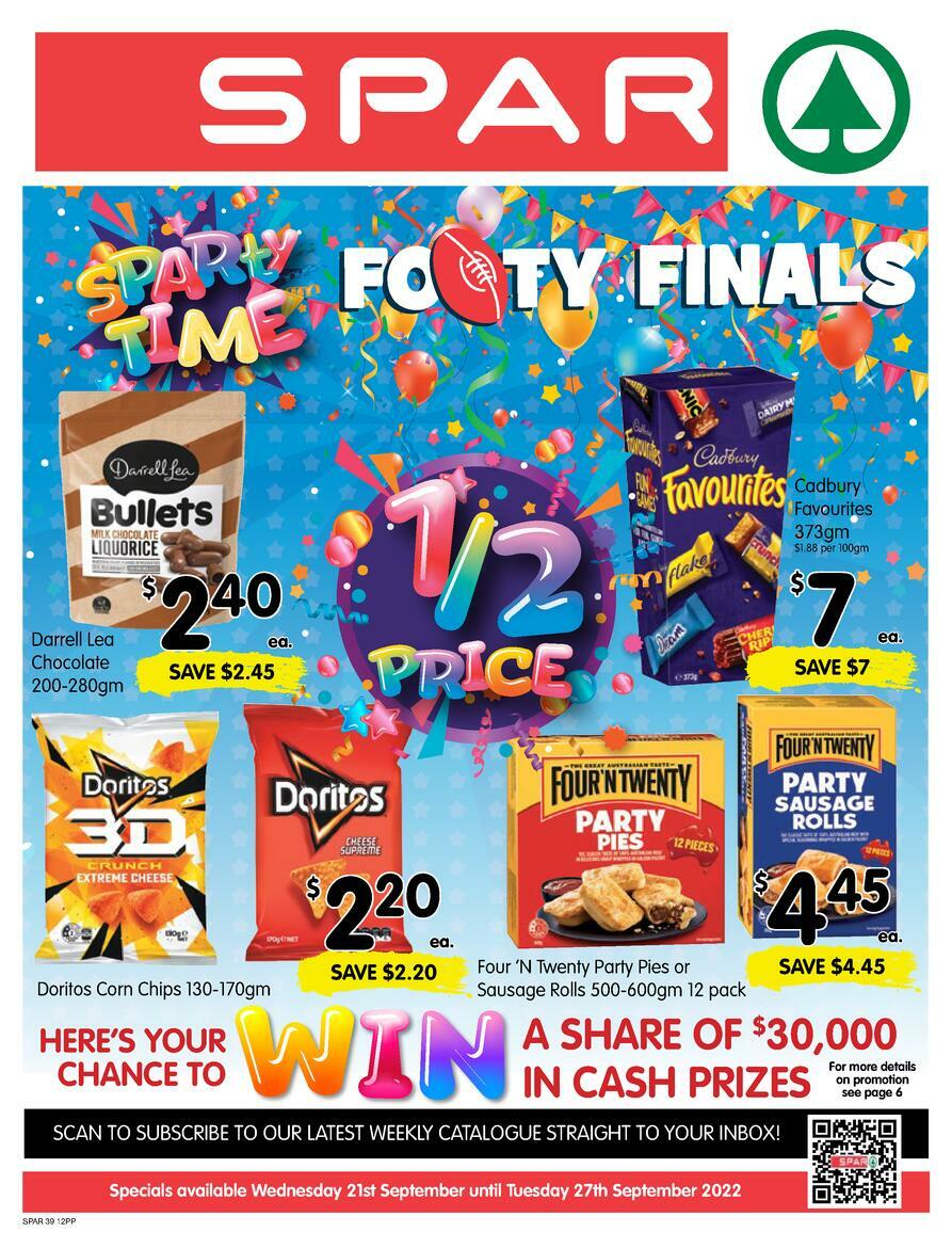 Spar Catalogues from 21 September