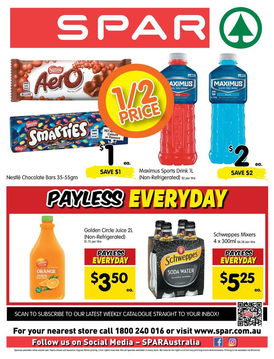 Spar Catalogues from 21 September
