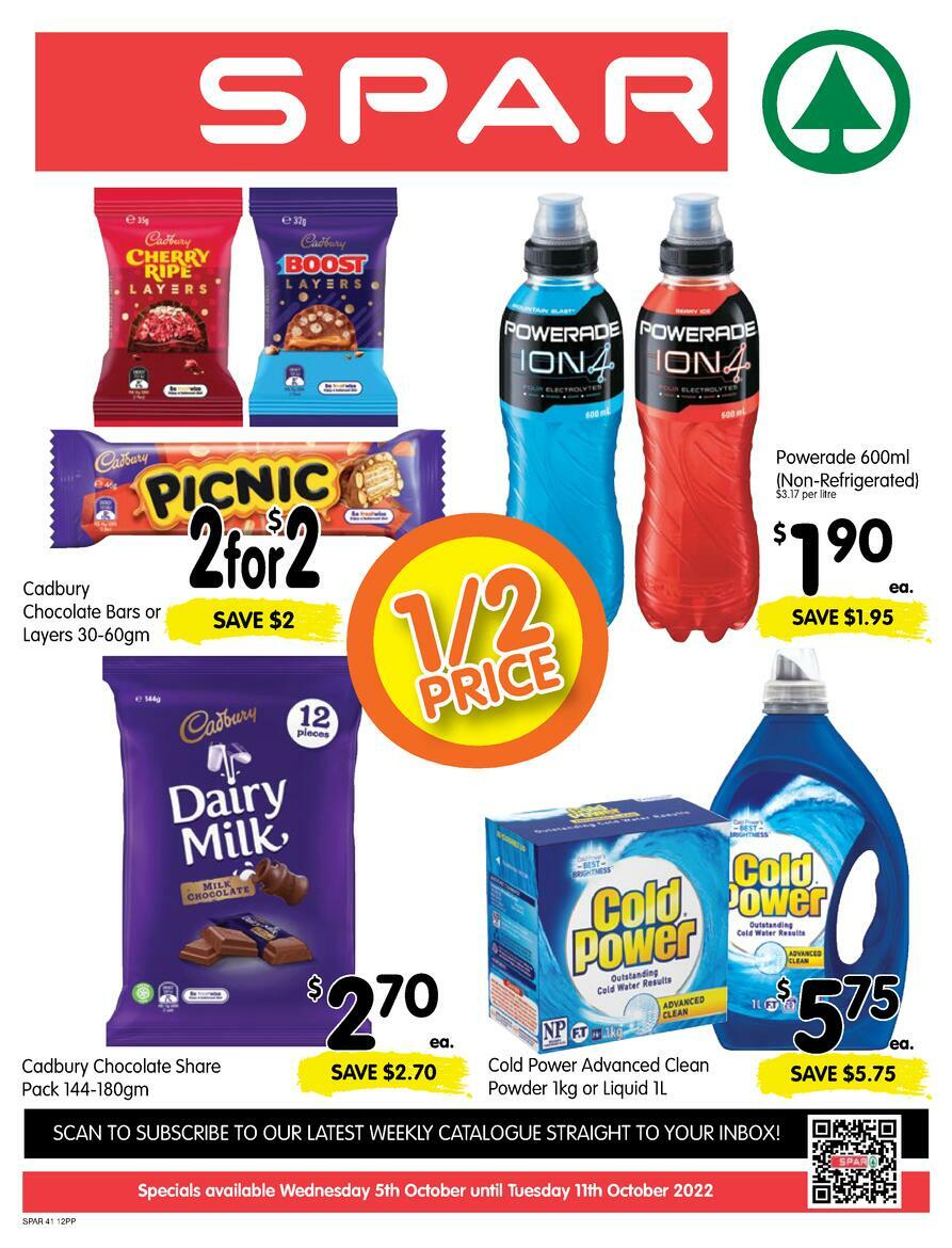Spar Catalogues from 5 October
