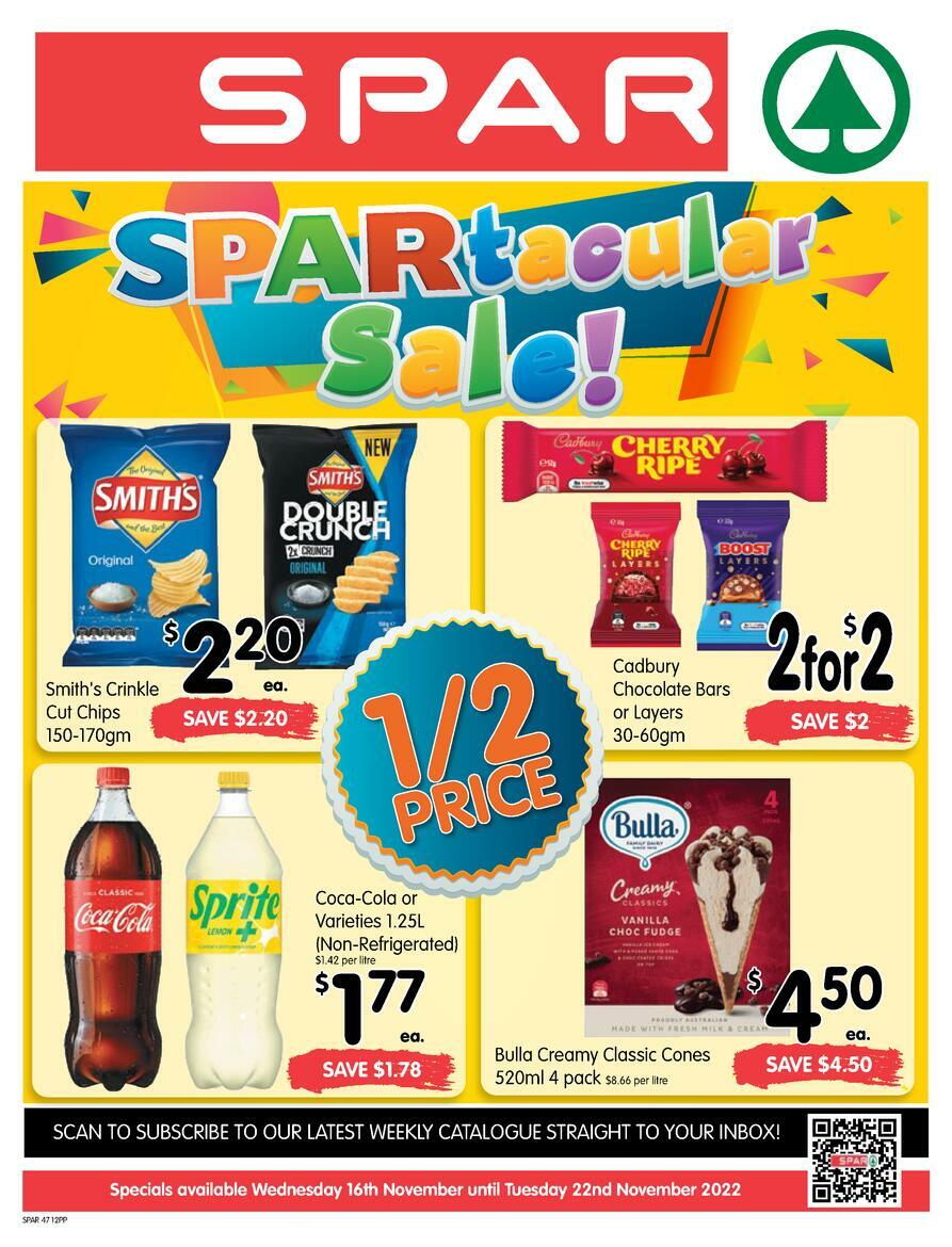 Spar Catalogues from 16 November