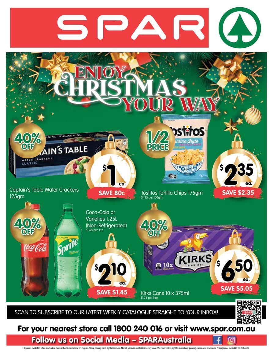 Spar Catalogues from 7 December