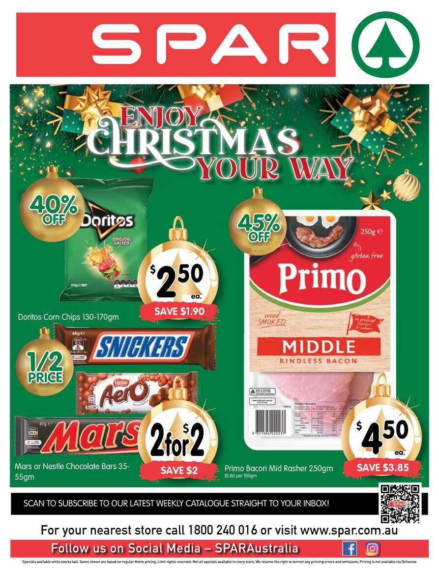 Spar Catalogues from 14 December