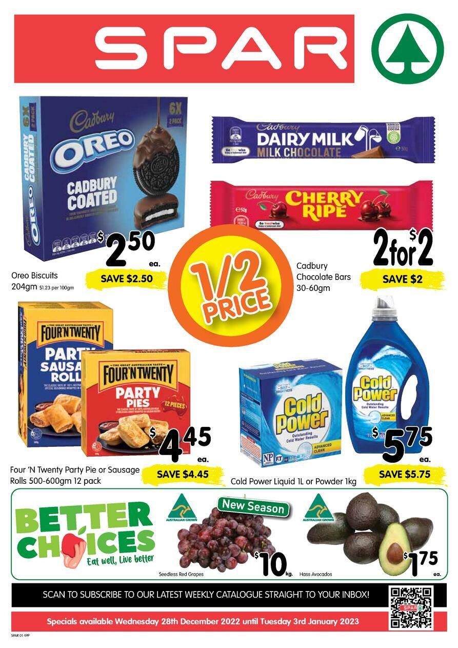 Spar Catalogues from 28 December