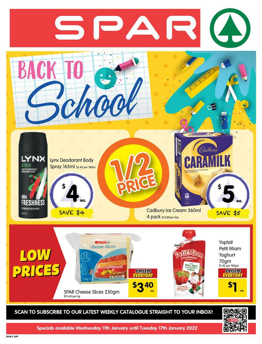 Spar Catalogues from 11 January