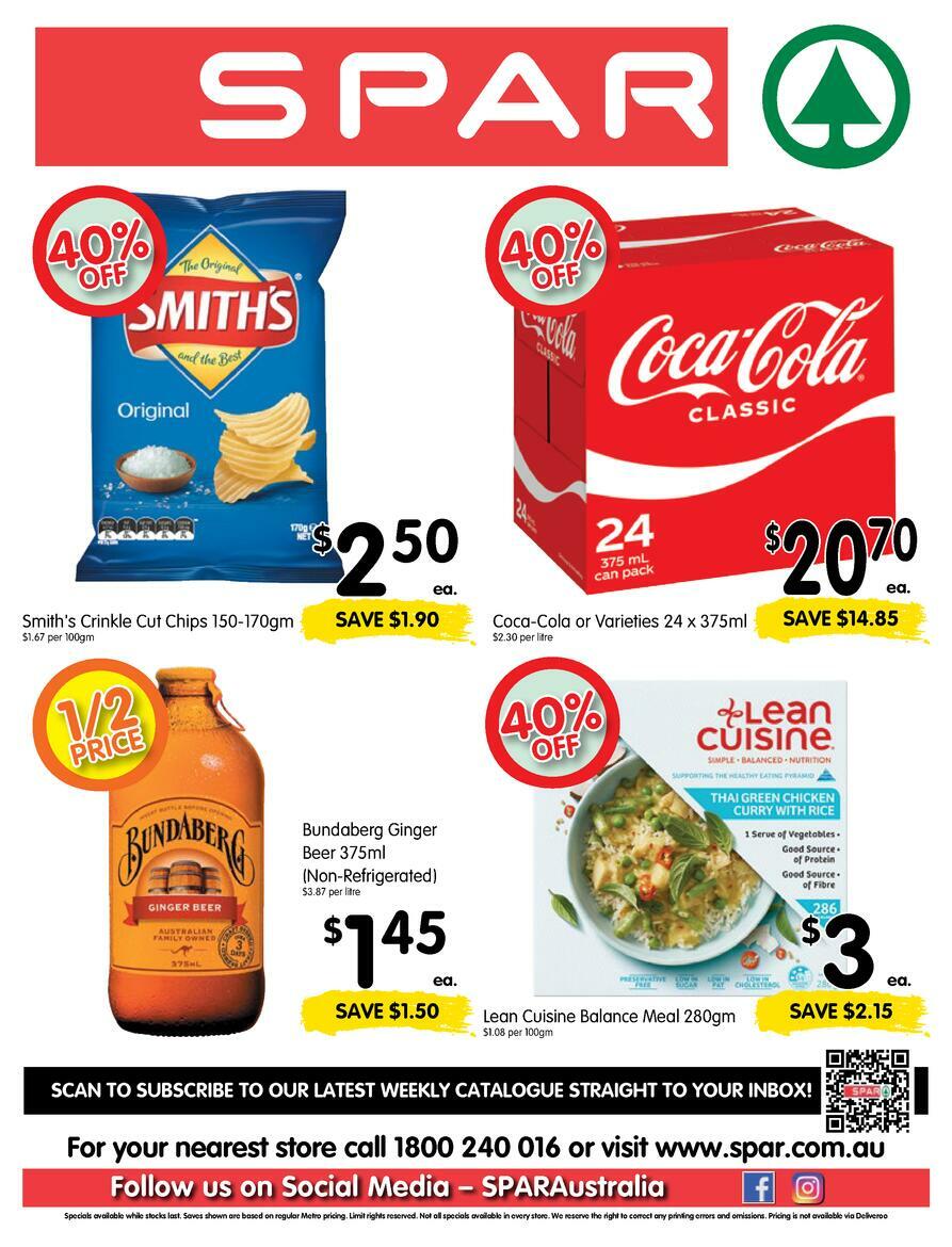 Spar Catalogues from 11 January
