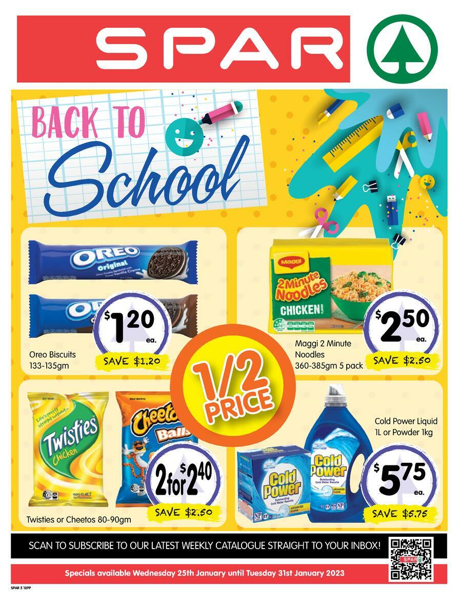 Spar Catalogues from 25 January