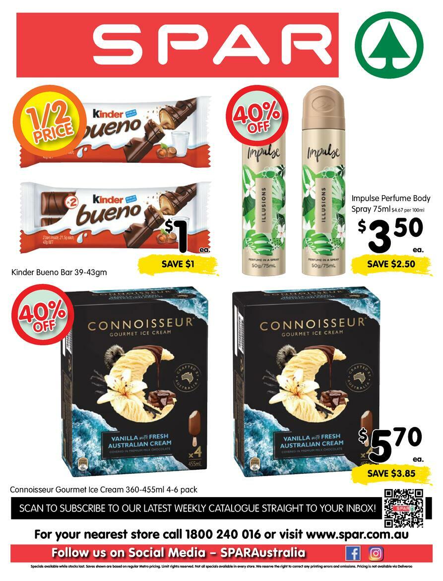 Spar Catalogues from 1 February
