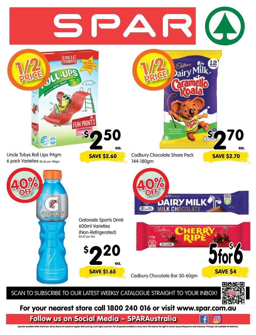Spar Catalogues from 8 February