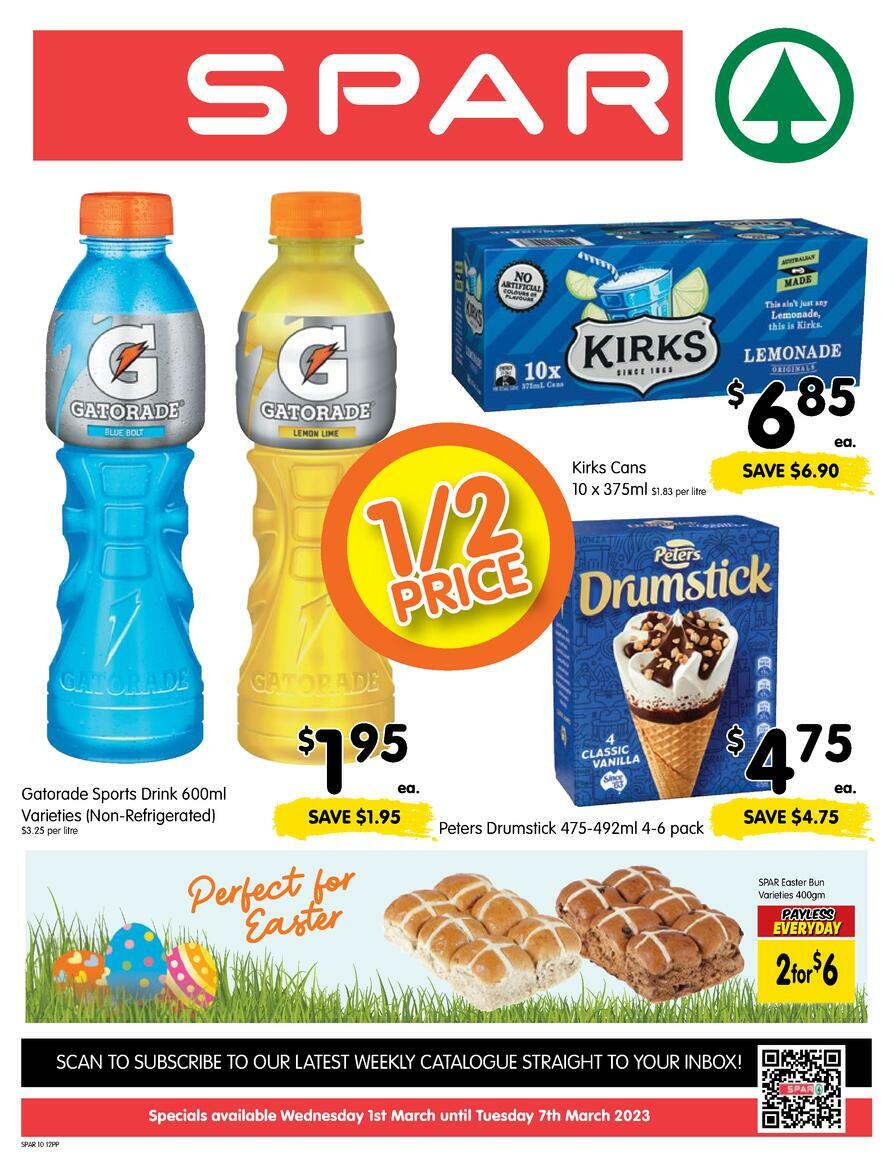 Spar Catalogues from 1 March