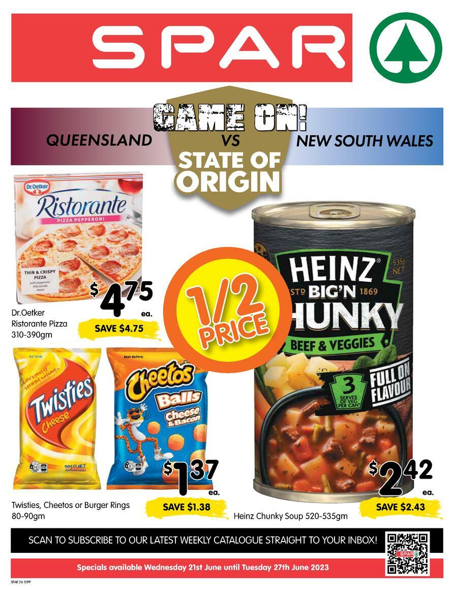 Spar Catalogues from 21 June