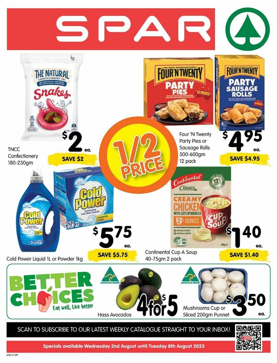 Spar Catalogues from 2 August