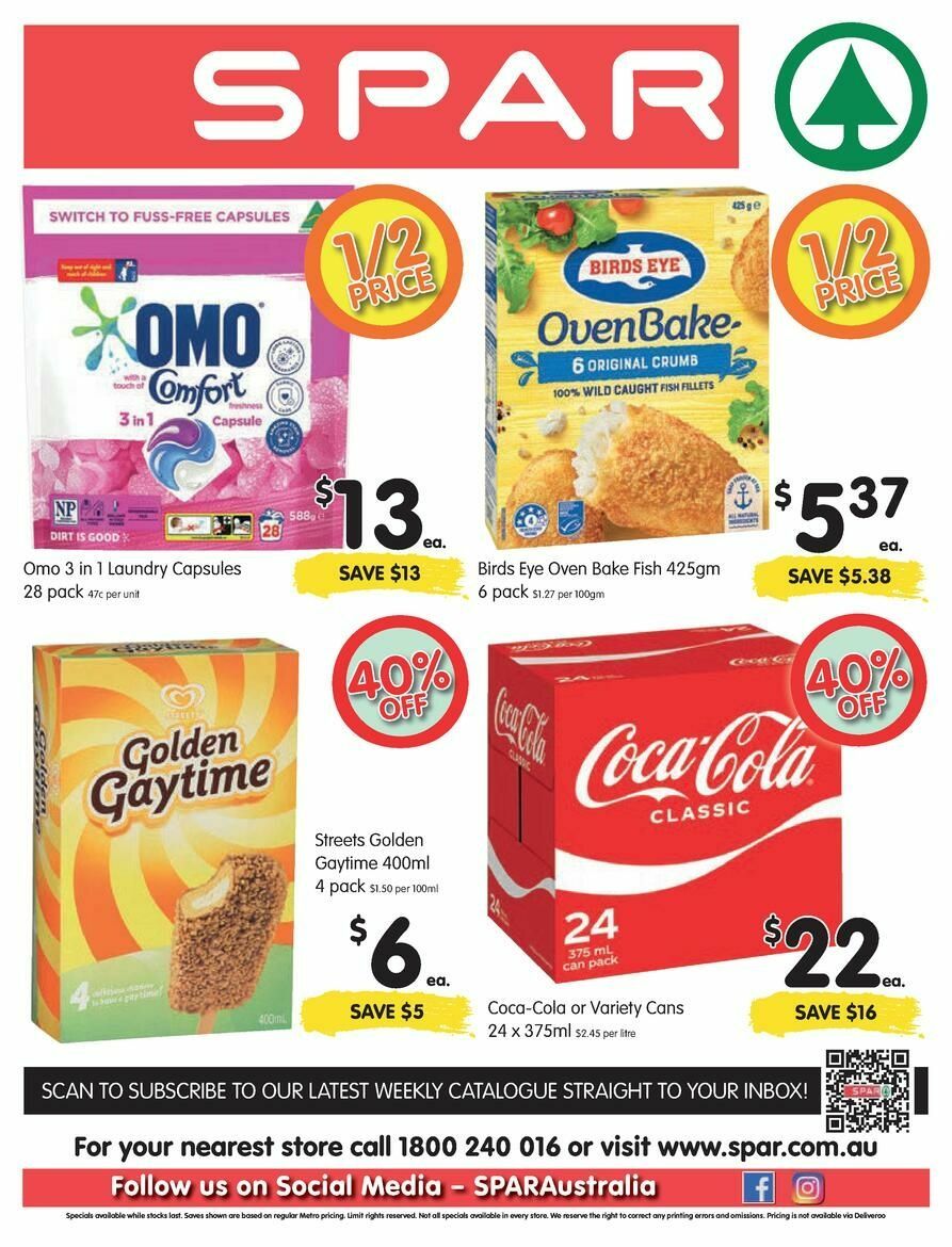 Spar Catalogues from 20 September