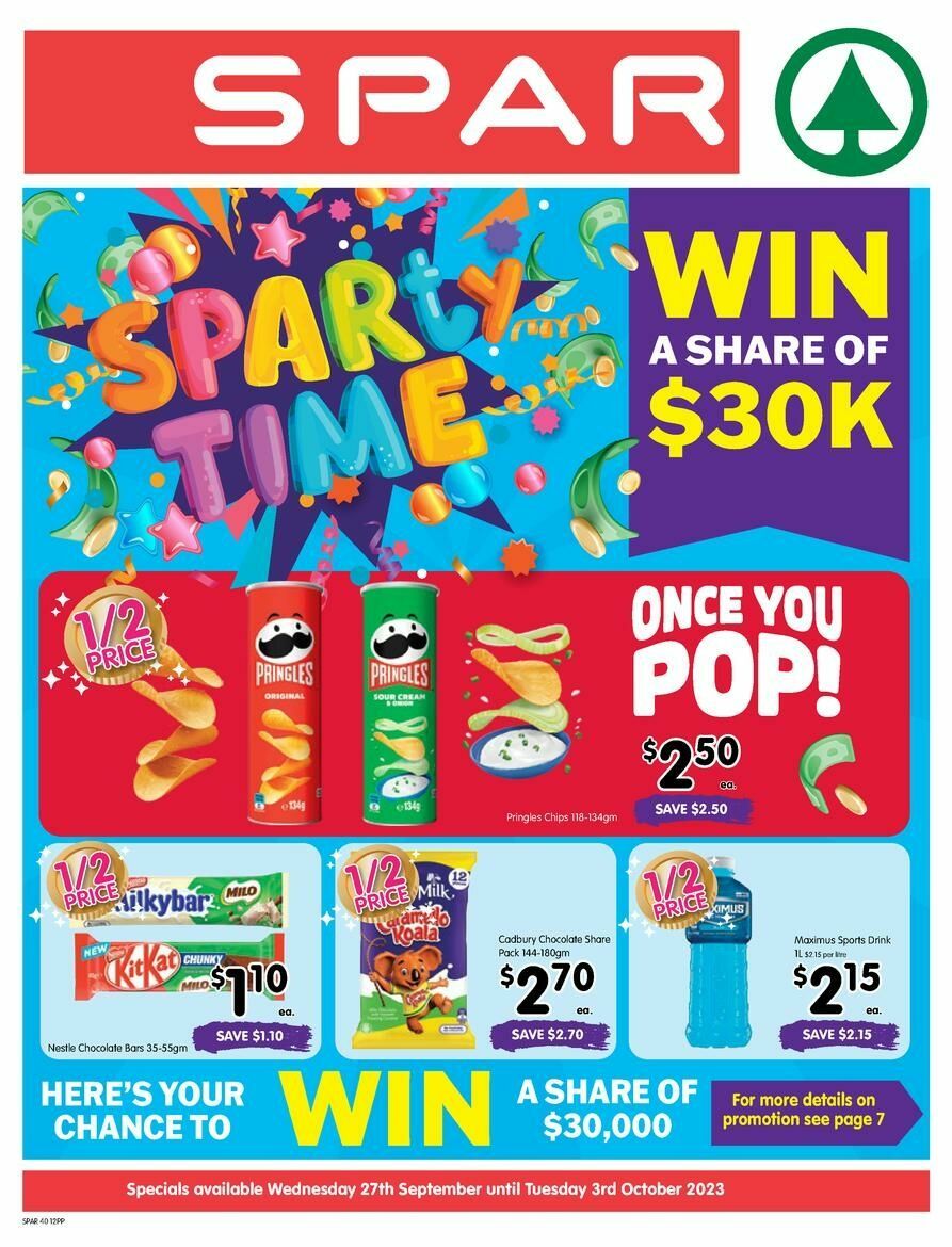 Spar Catalogues from 27 September