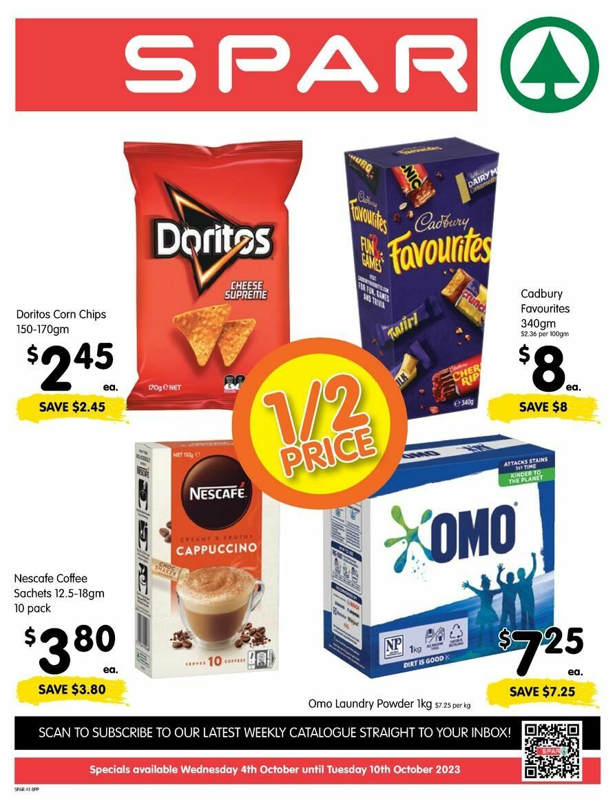 Spar Catalogues from 4 October